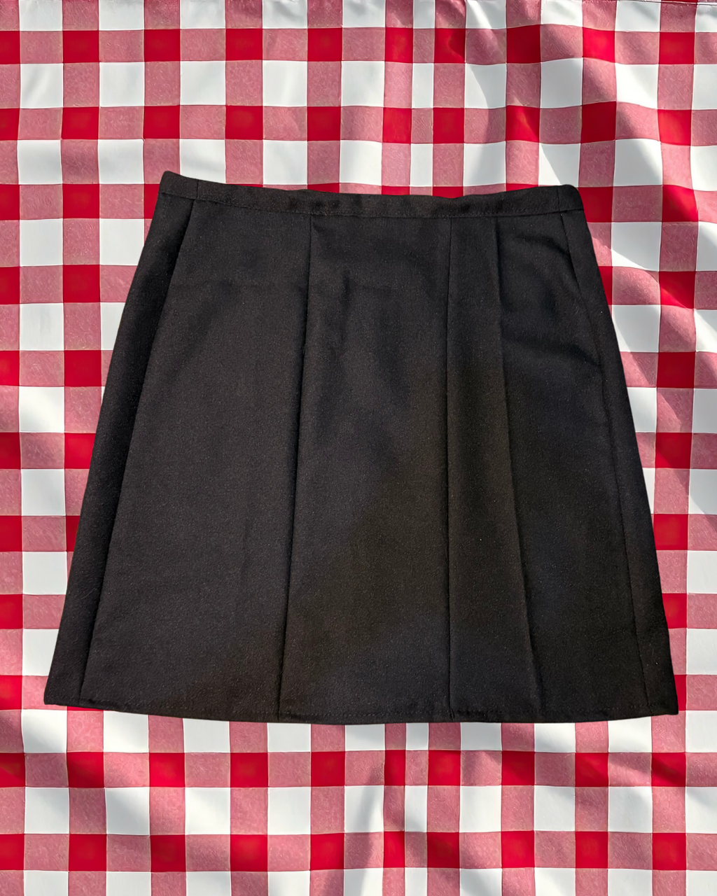 Falda / Pollera en lana acrílica vintage premium