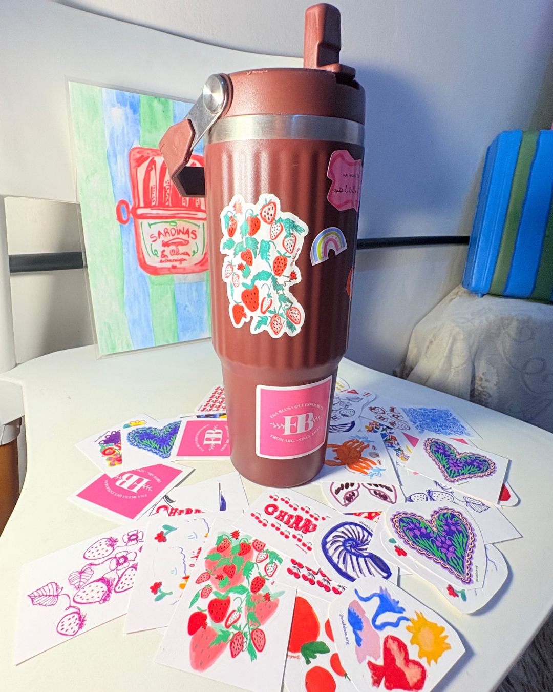 STICKERS SURTIDOS X 5 U.💌