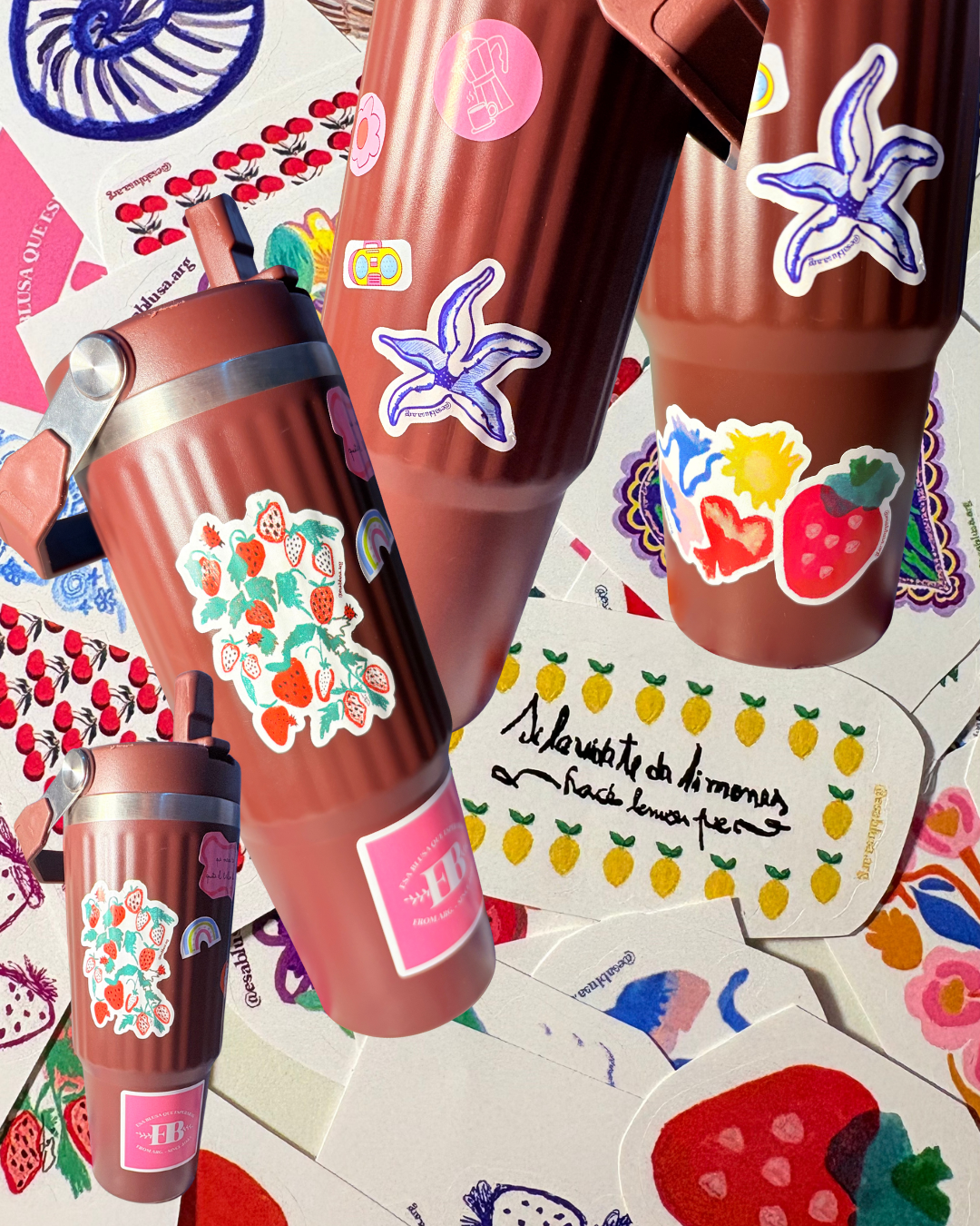 STICKERS SURTIDOS X 5 U.💌