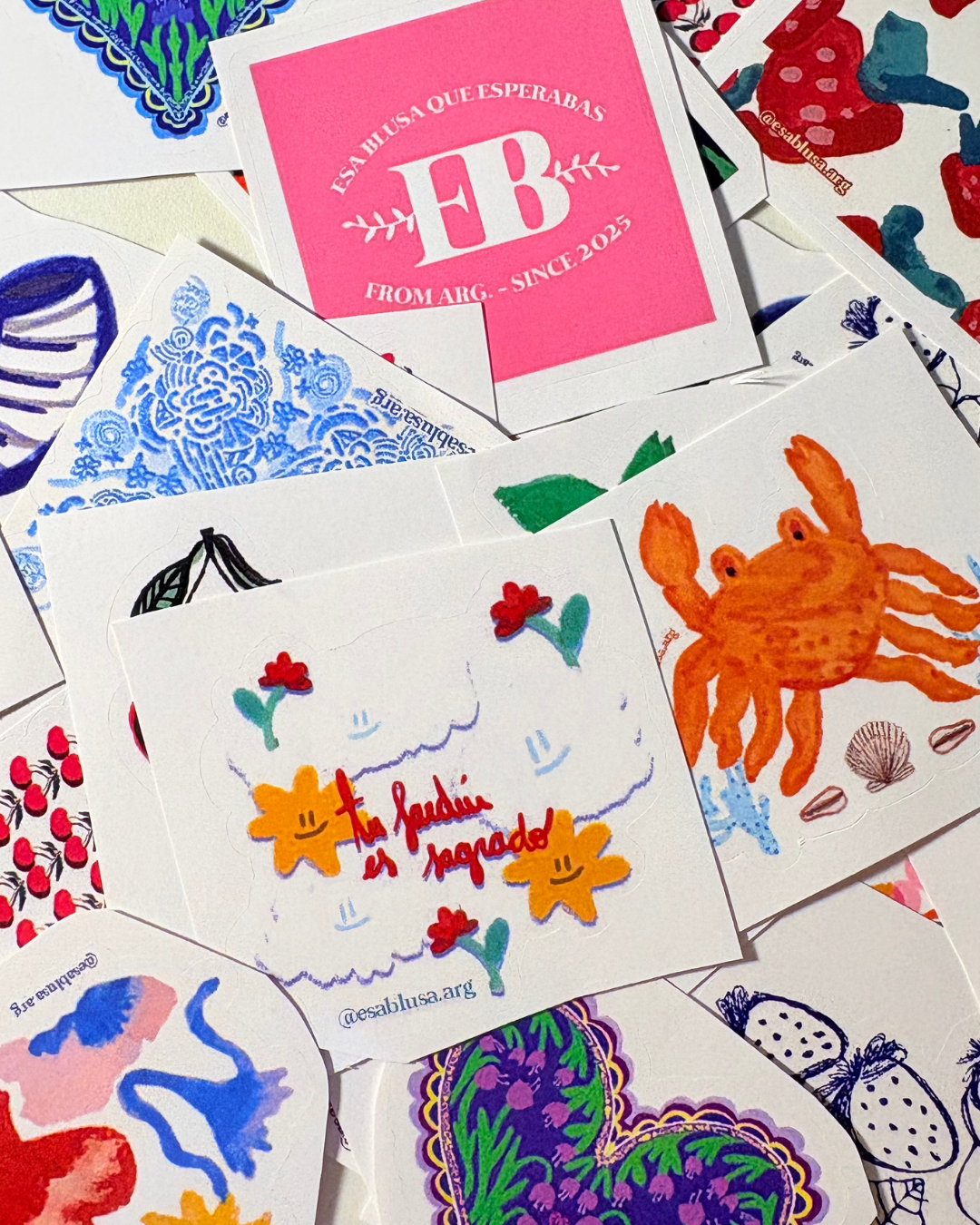 STICKERS SURTIDOS X 5 U.💌