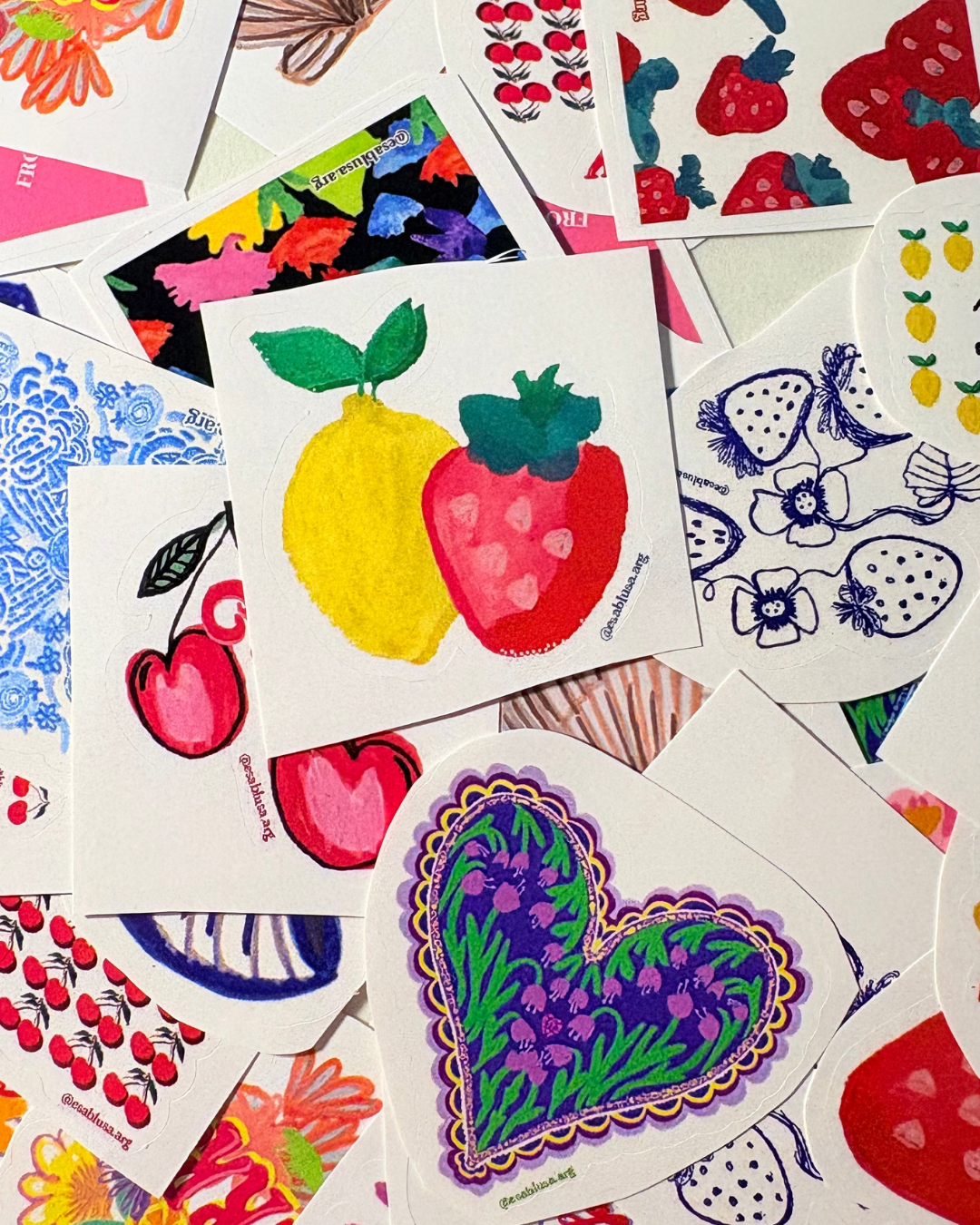 STICKERS SURTIDOS X 5 U.💌