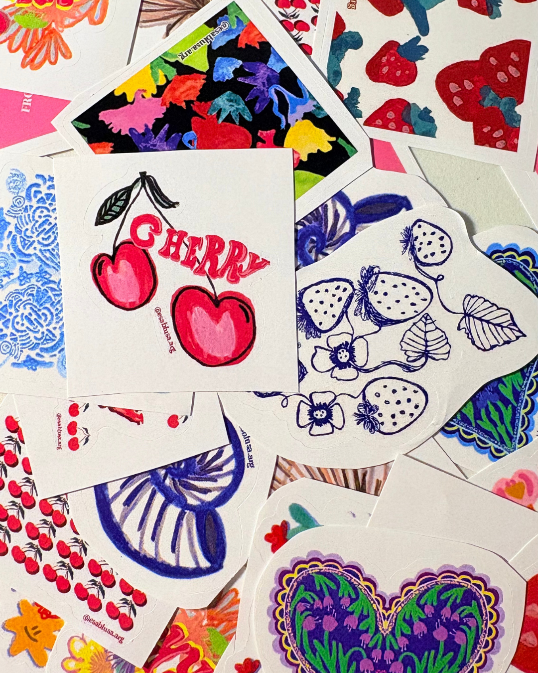 STICKERS SURTIDOS X 5 U.💌