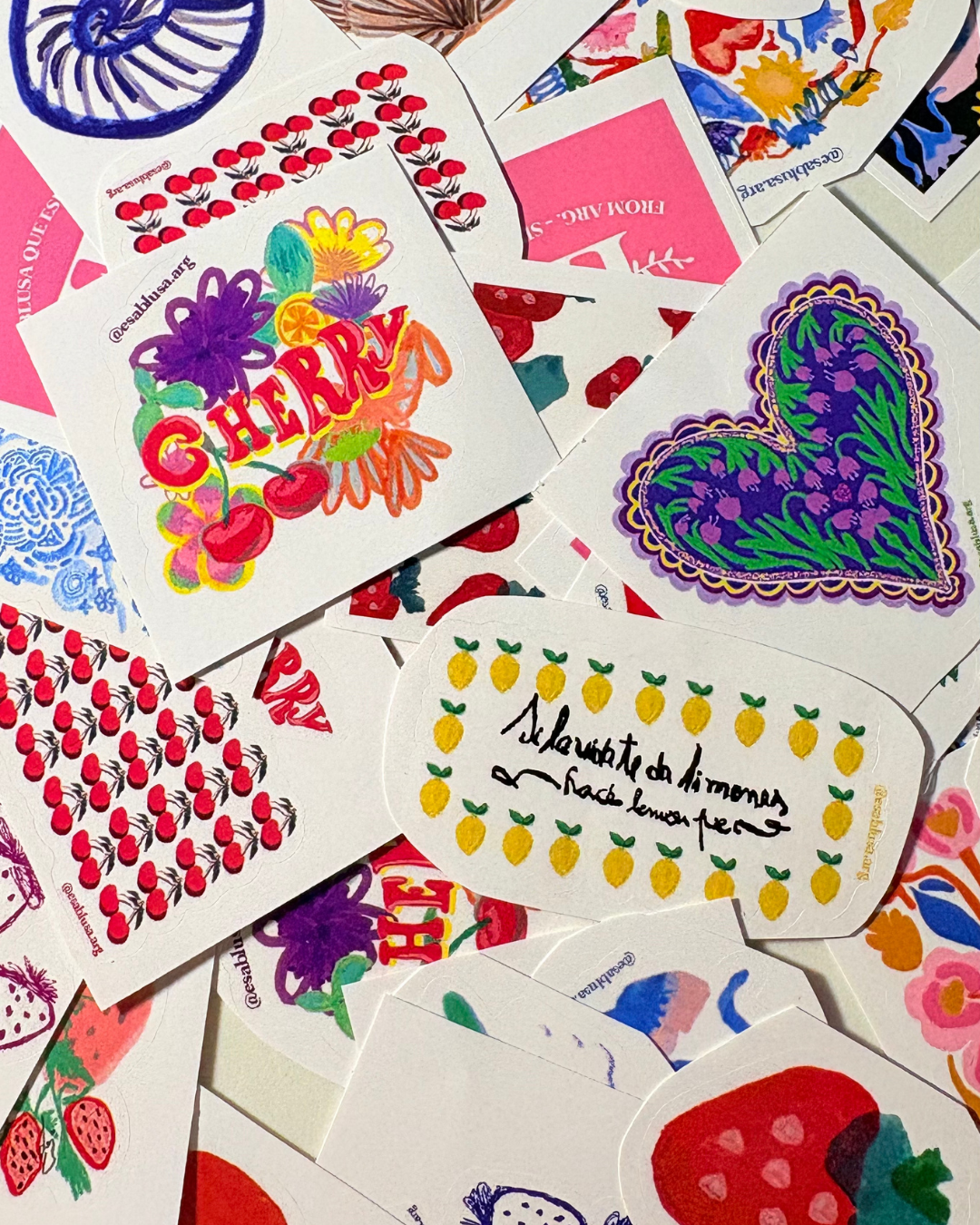 STICKERS SURTIDOS X 5 U.💌