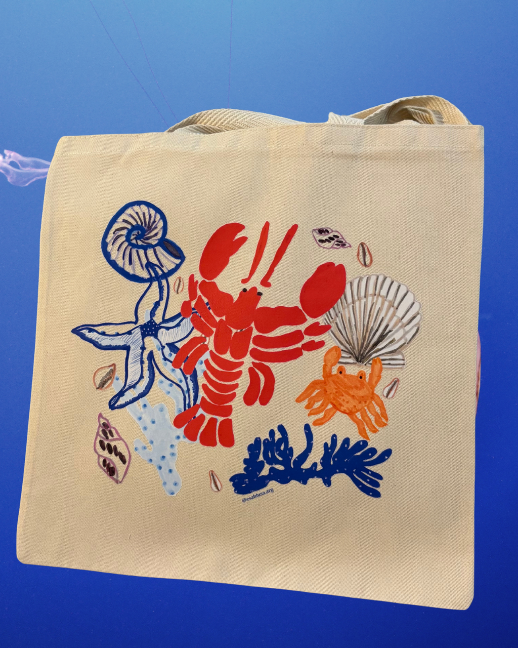 Tote bag Mar 🦀🪸🪼
