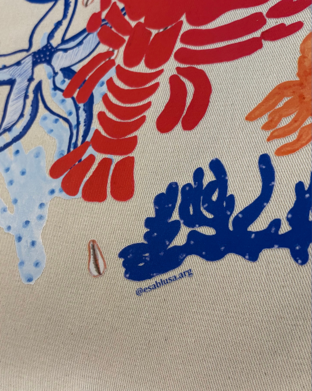 Tote bag Mar 🦀🪸🪼