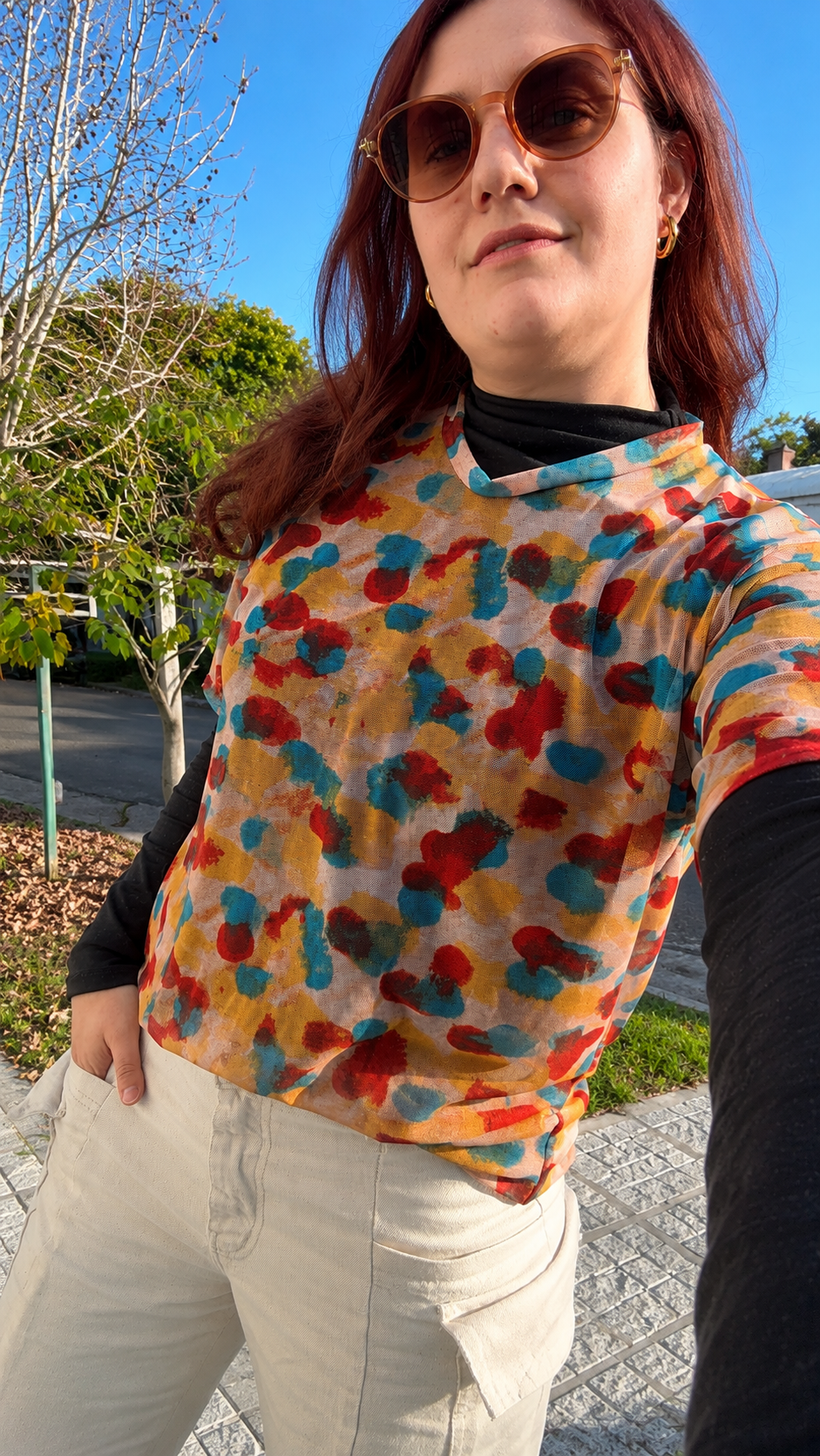REMERÓN OVERSIZE DOTS · MICROTUL ELASTIZADO DOBLE REBOTE - esablusa.arg