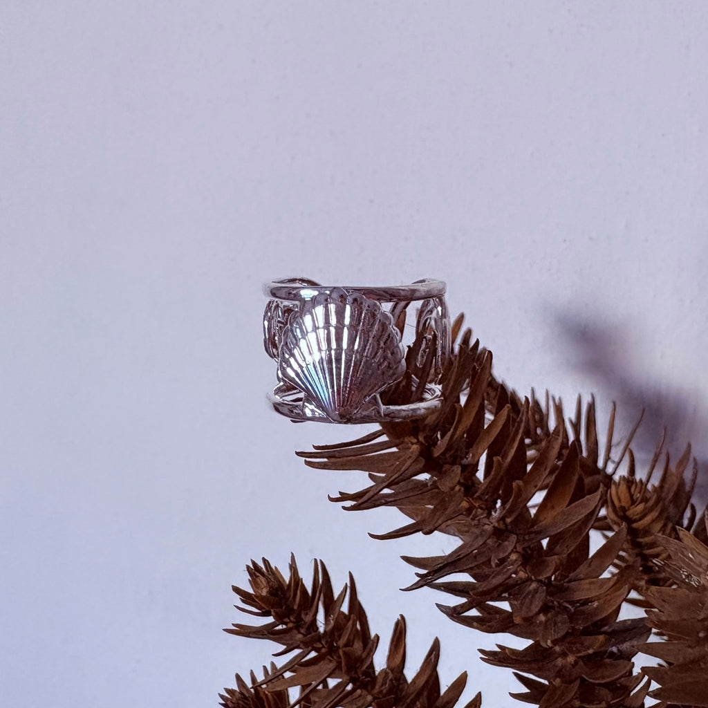 Anillo Mix de Mar - Acero blanco