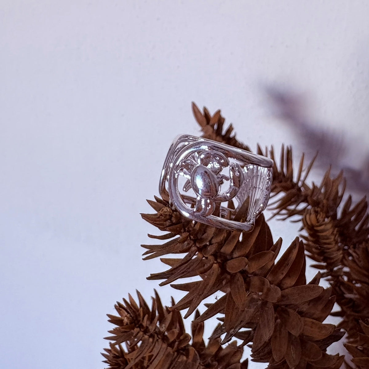 Anillo Mix de Mar - Acero blanco